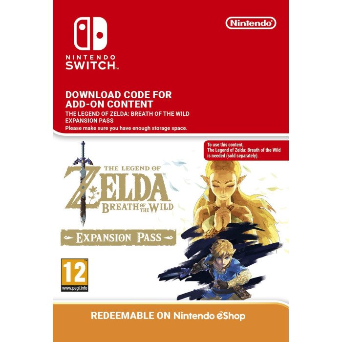 The Legend of Zelda: Breath of the Wild Expansion Pass DLC [Switch Download Code] - EU Accounts Only 